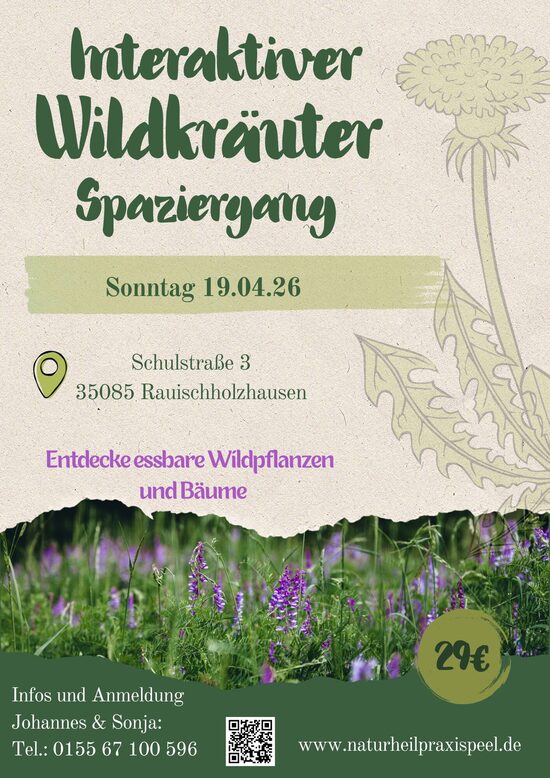 19.04.26 Interaktiver Wildkräuter Spaziergang